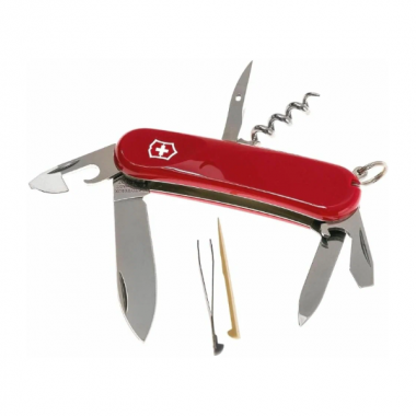 Перочинный нож Victorinox Evolution 10 (2.3803.E) 85 мм, 14 функций, красный (карт.кор.)